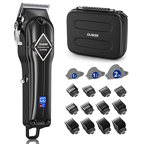 GLAKER Professional Hair Clippers for Men