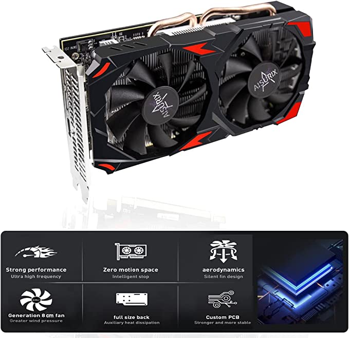 AISURIX Radeon RX 580 Graphic Cards 2048SP Real 8GB