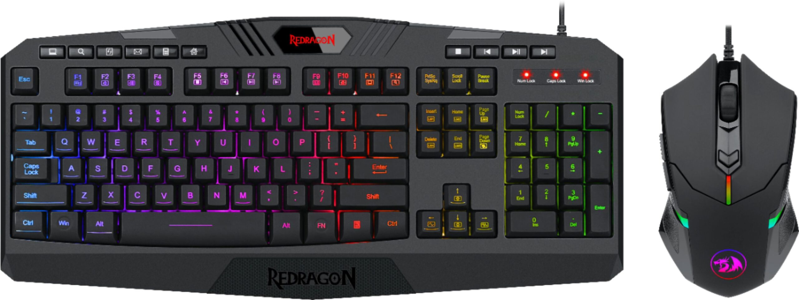 Redragon S101 Wired Gaming Keyboard And Mouse